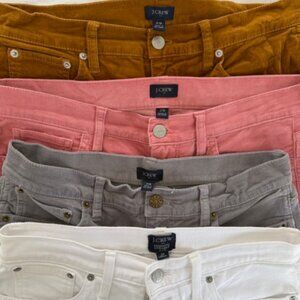 J.Crew Cords Full-length Essential Straight leg 29 and 28